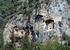Lycian rock tombs ancient city Kaunos
